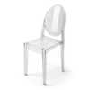 Atlas Commercial Products Ghost Chair, No Arms GC4-CLEAR